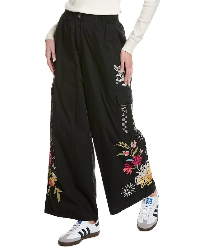 Johhny Was Drawstring Hem Cargo Pant Women