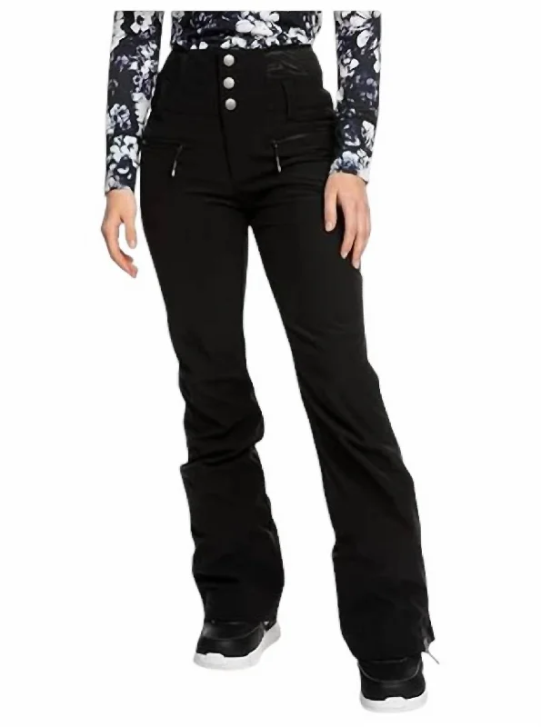 Women' S Rising High Pant Short In Kvj1- True Black Preppy Women's College