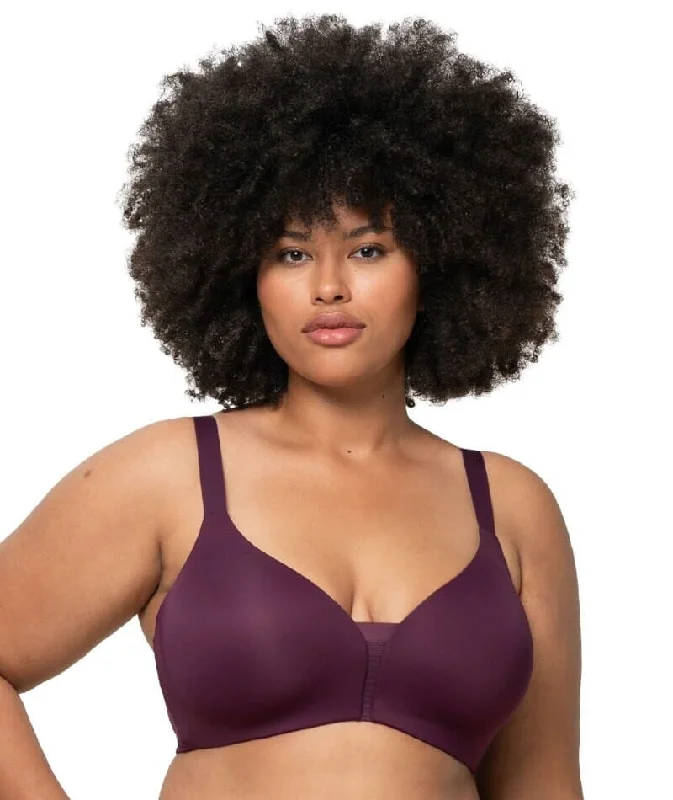 Triumph Flex Smart Padded Wire-free Bra - Aubergine Women