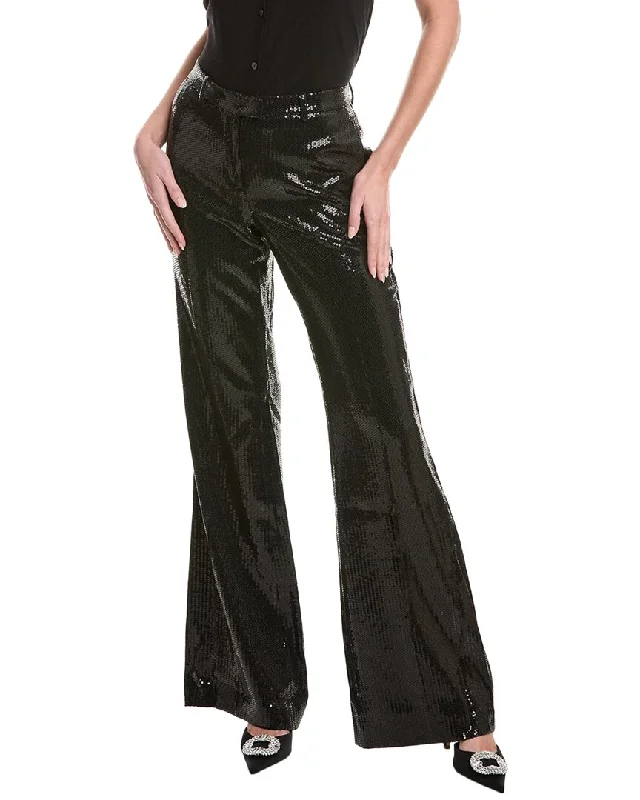 Michael Kors Collection Haylee Sequin Flare Pant Stylish Women's Neon