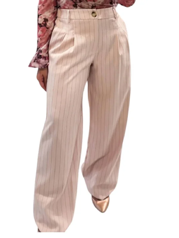 Good Graces Wide Leg Trousers In Soft Pink Casual Women's Japanese 