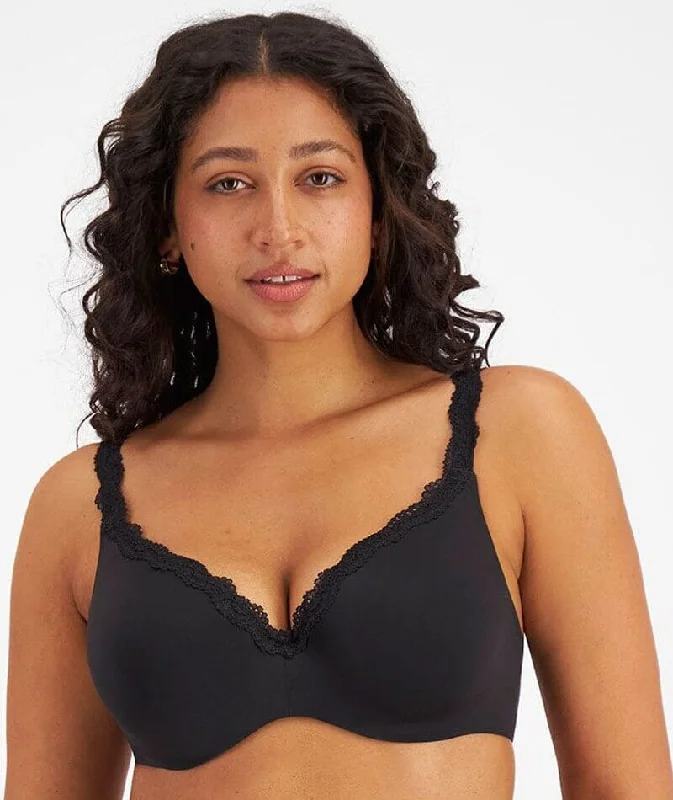 Berlei New Barely There Luxe Contour Bra - Black French