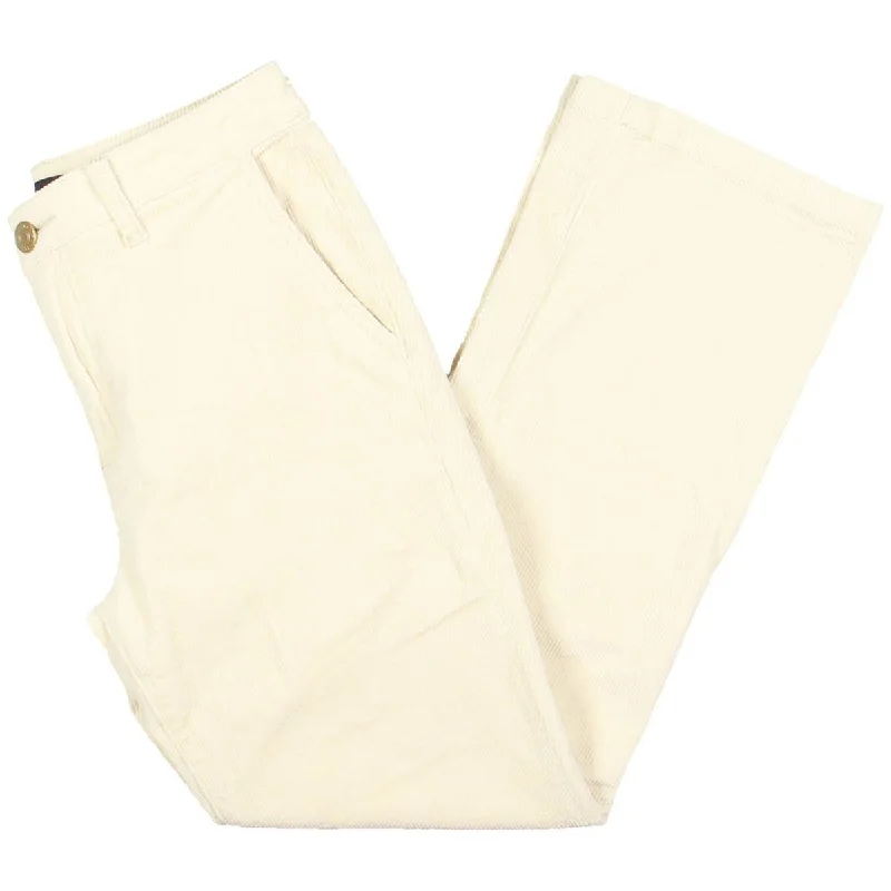 Womens Corduroy High Rise Bootcut Jeans Sharp Women's Italian
