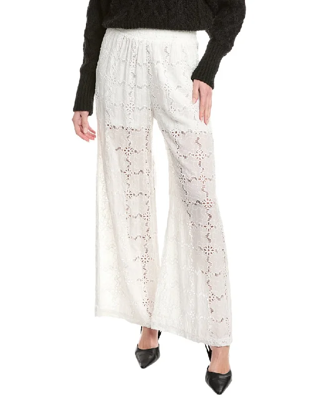 Johnny Was Marina Joy Cropped Pant Artistic Women's Hand - painted