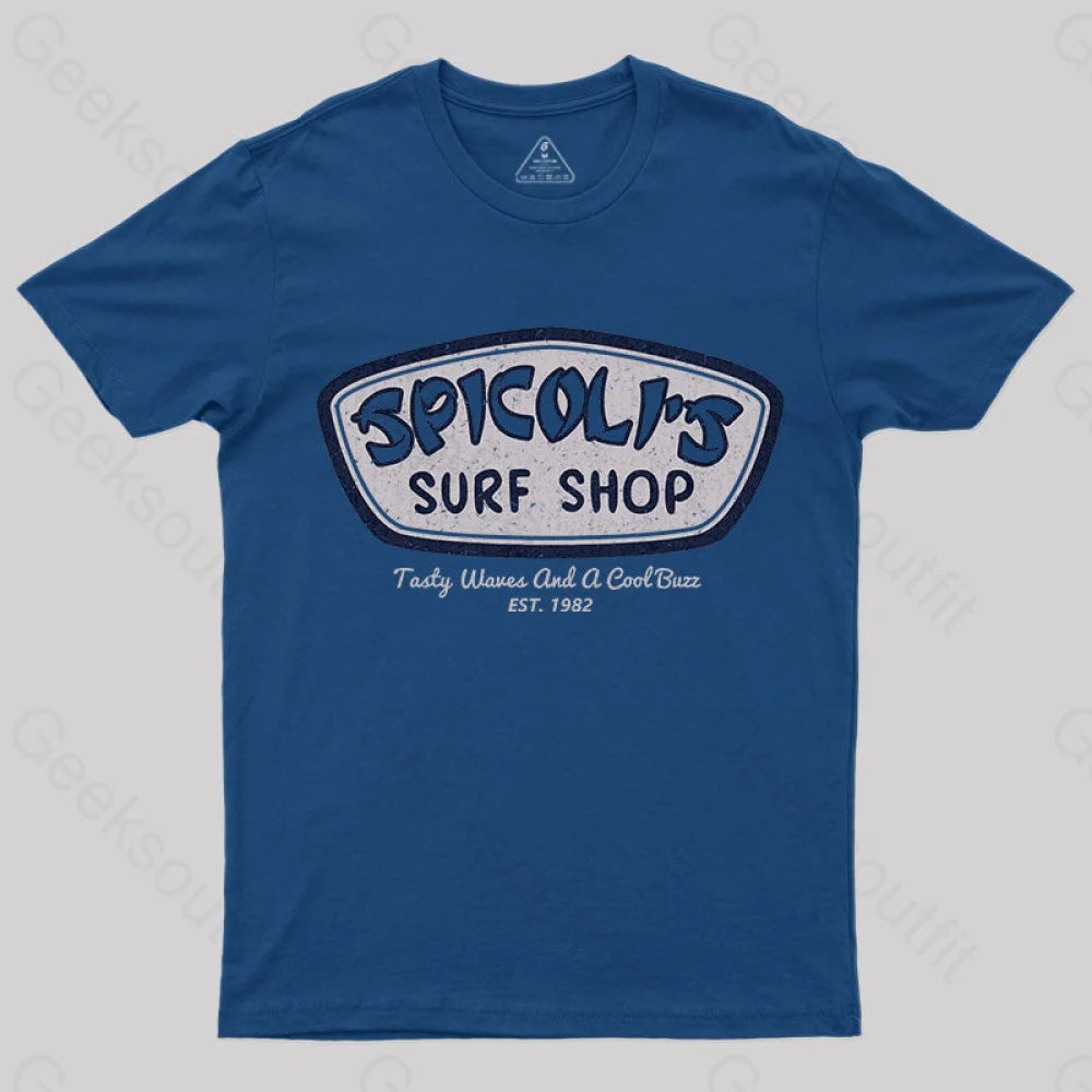 Spicoli's Surf Shop T-Shirt Minimalist Women's Casual