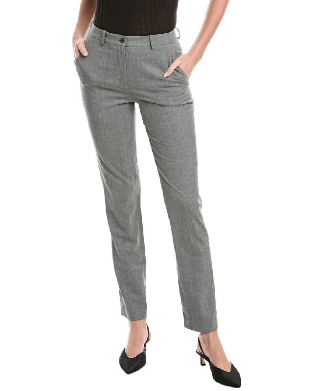 Michael Kors Collection Samantha Wool-Blend Pant Traditional Women's Wool
