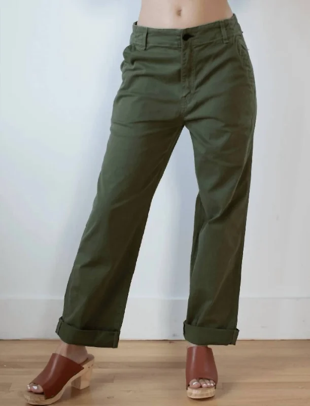 Chino Twill In Fatigue Street