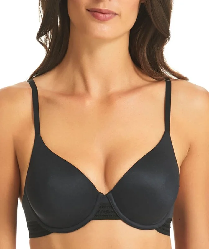 Finelines Supersoft Convertible T Shirt Bra - Black Casual Women's Loose - fitting