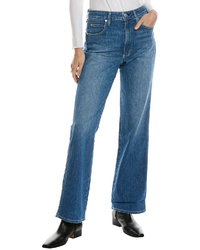 AMO Willa Grace Slim Flare Jean Bold Women's Animal Print