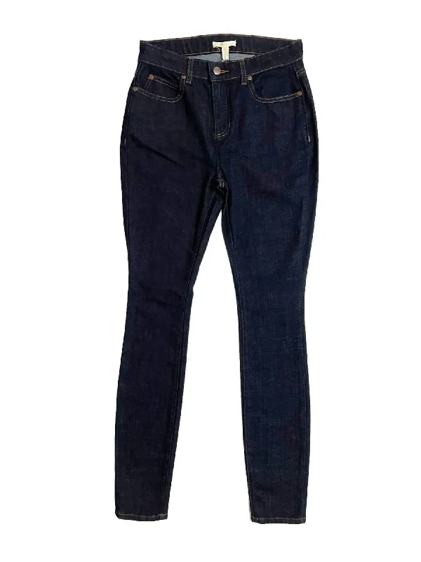 Women's Organic Cotton Skinny Jeans In Blue Streetwear Style for 