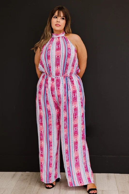 Andree by Unit You Do You Full Size Run Printed Jumpsuit Youthful Women's Anime - inspired
