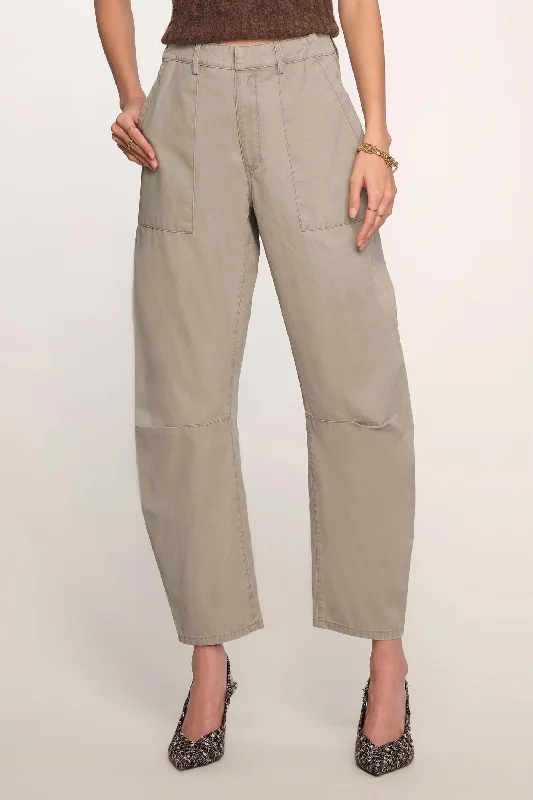 Lupita Pant In Khaki Feminine Women's Style 
