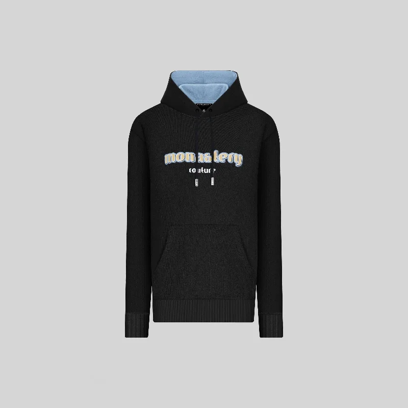 AQUARIUS BLACK HOODIE Classic Women's Tweed