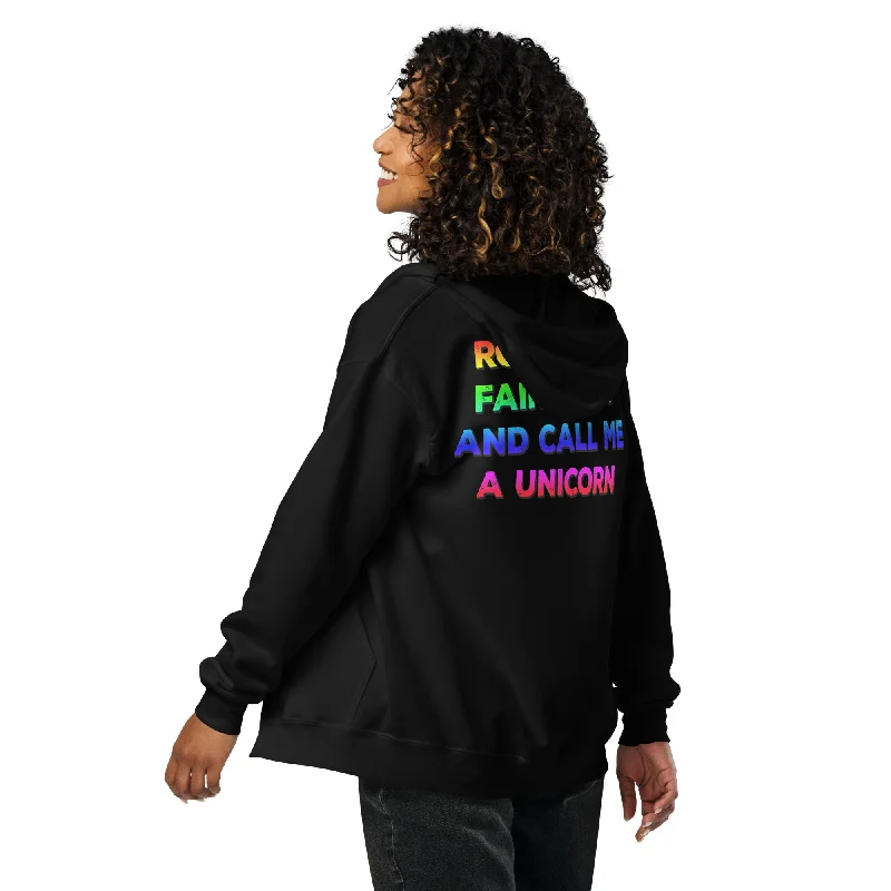 Unisex heavy blend zip hoodie Feminine Women's Soft 