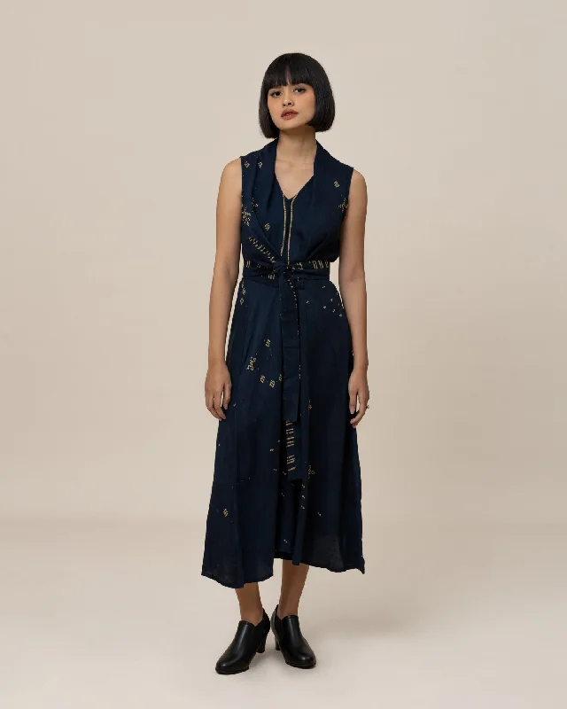 ANGKASA - Pleated Dress Bold Women's Statement